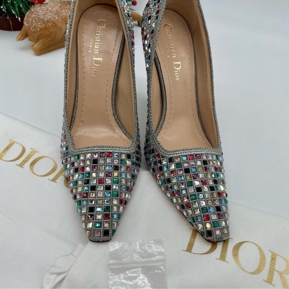 Women’s Dior capture embellished pumps size 35 made in Italy - Picture 2 of 7
